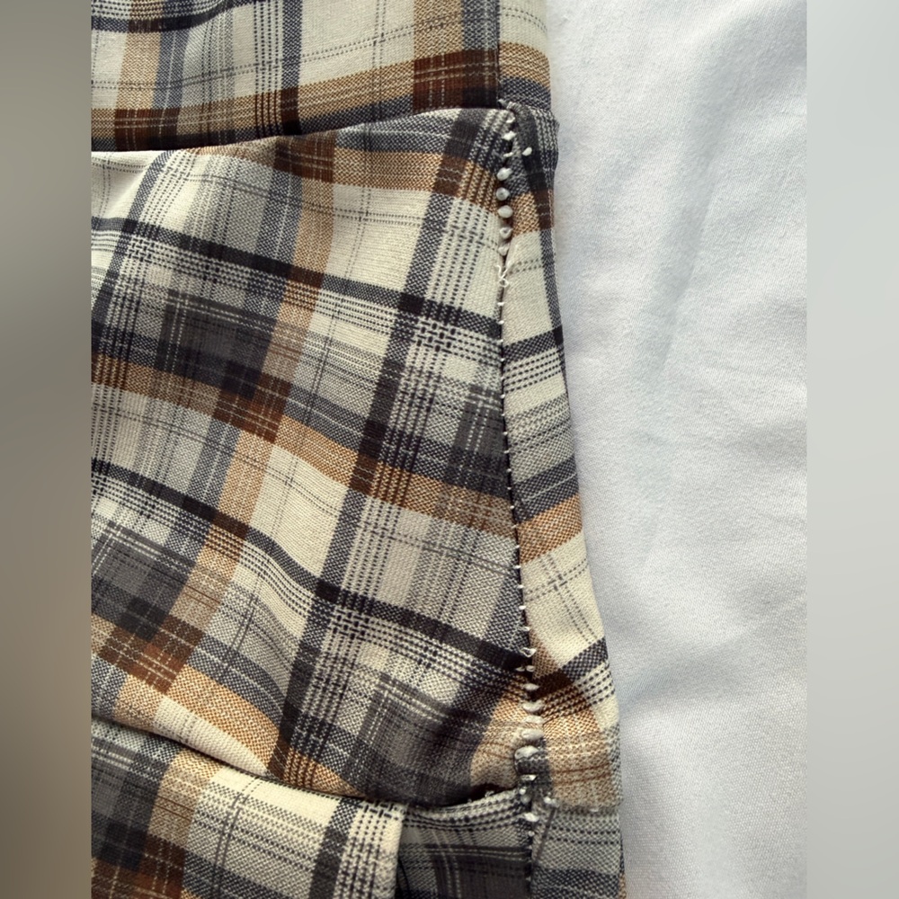 French Kiss Plaid Pleated Mini Skirt - Picture 6 of 6